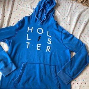 Blue Hollister hoodie